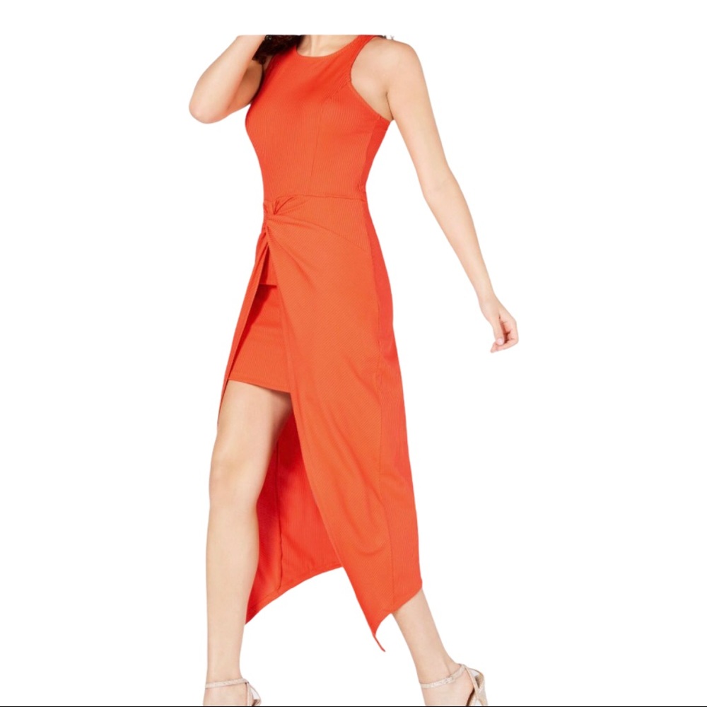 MATERIAL GIRL ORANGE DRESS
